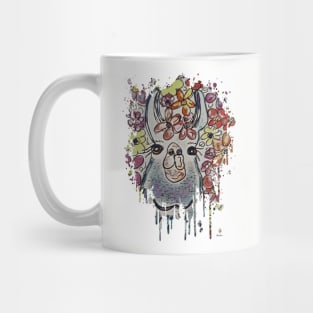 Llama Color Splash Mug